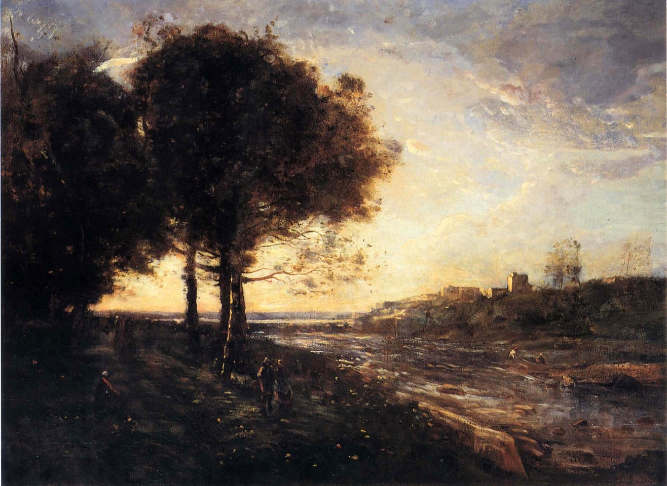 Jean Baptiste Camille Corot, Un Torrent dans des Romagnes
1872, Oil on canvas